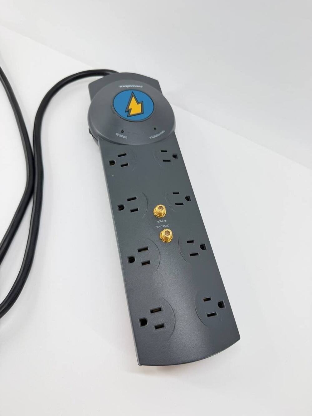 Panamax Powermark 8 Coax PM8C Surge Protector 8 Outlet 15A 330V Gray